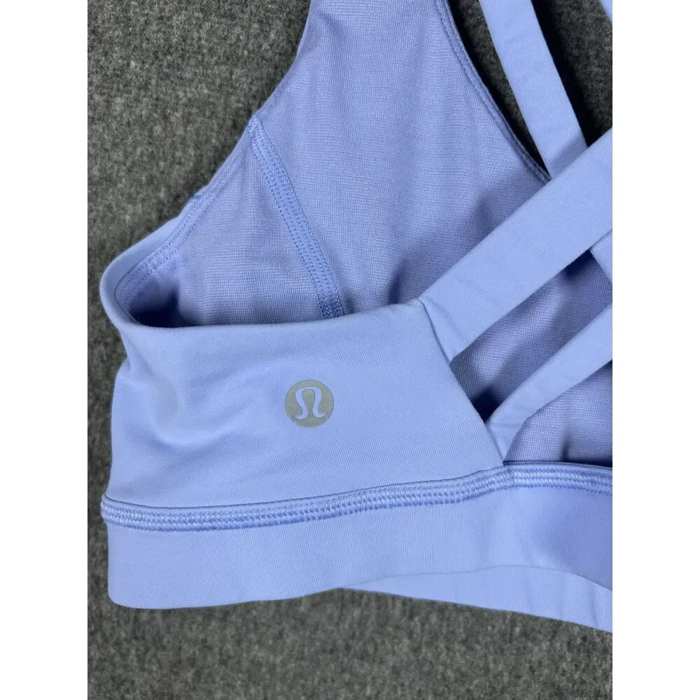 Lululemon Stash N' Run Bra - Size 6 - Hydrangea Blue